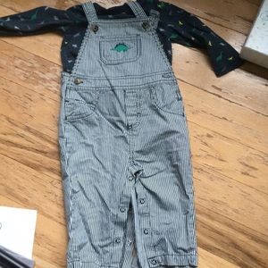 5/$8 Dino overalls
